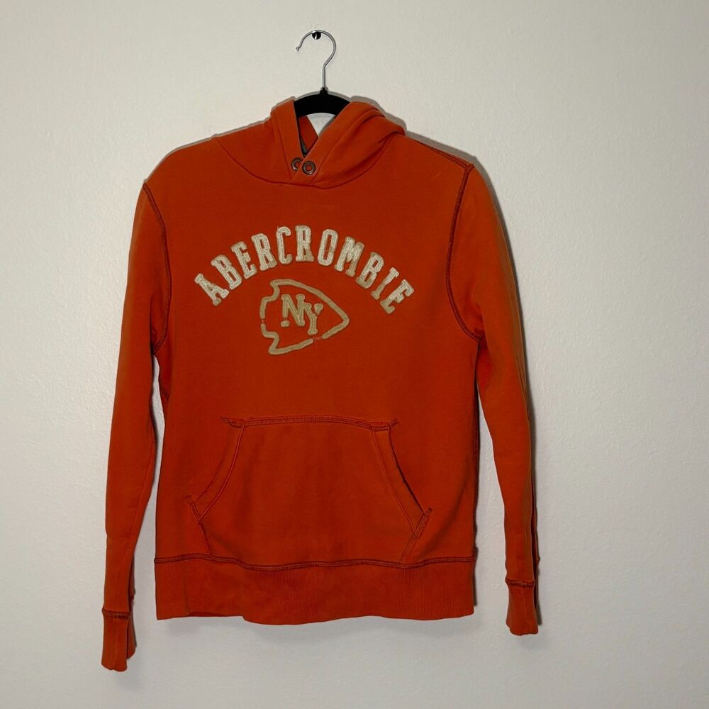Abercrombie & Fitch Y2K Pullover Hoodie NY New York Large